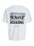 JACK&JONES T-shirt JJWOBLY - wit - 164