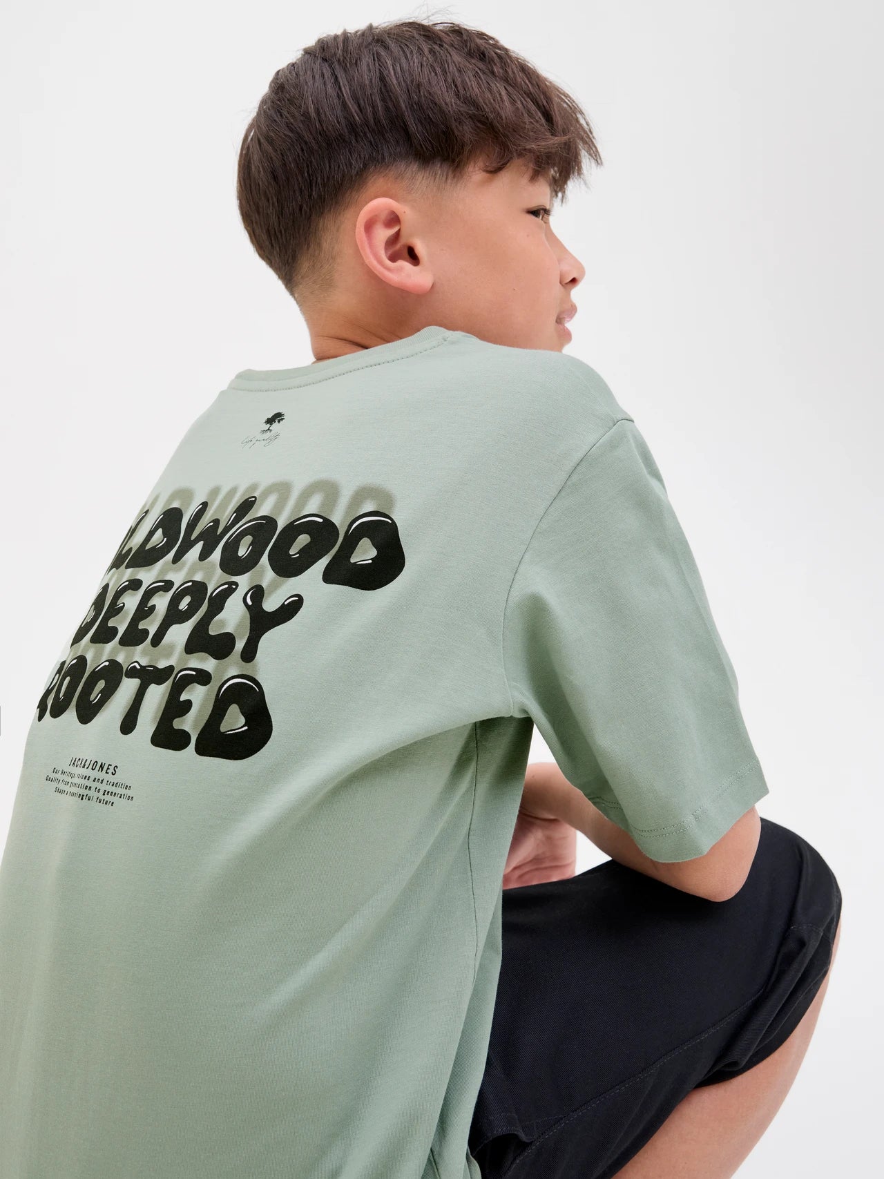 JACK&JONES T-shirt JJWOBLY - iceberg green - 164