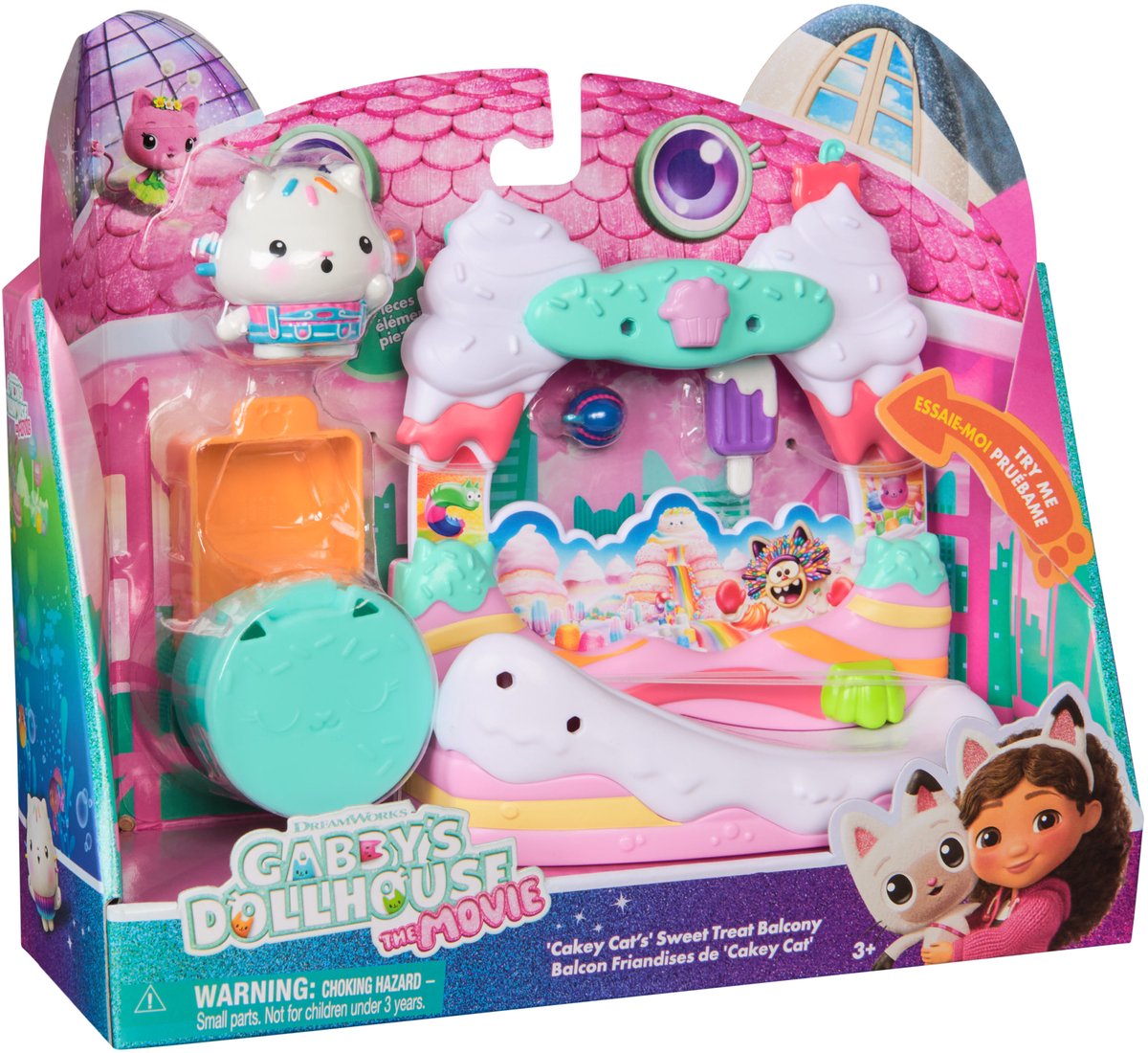 Gabby's Dollhouse - the movie balkon cakey