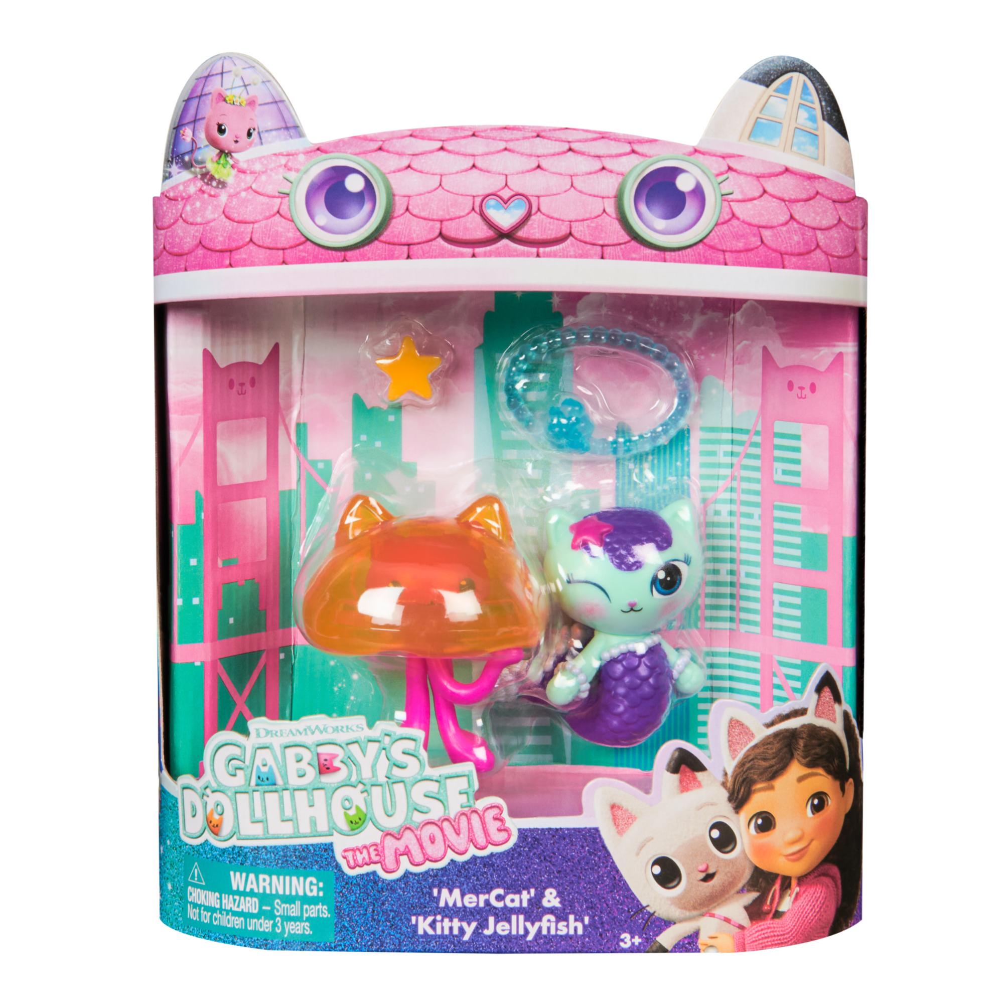 Gabby's Dollhouse - the movie mercat kitty jellyfish