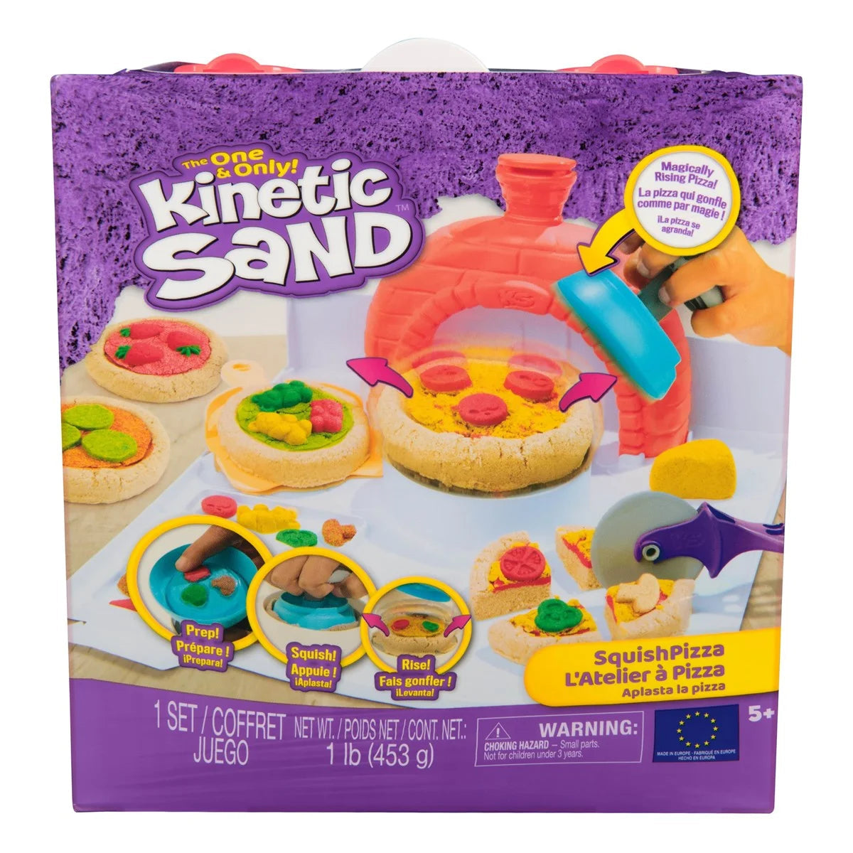 KINETIC SAND Squish pizza set