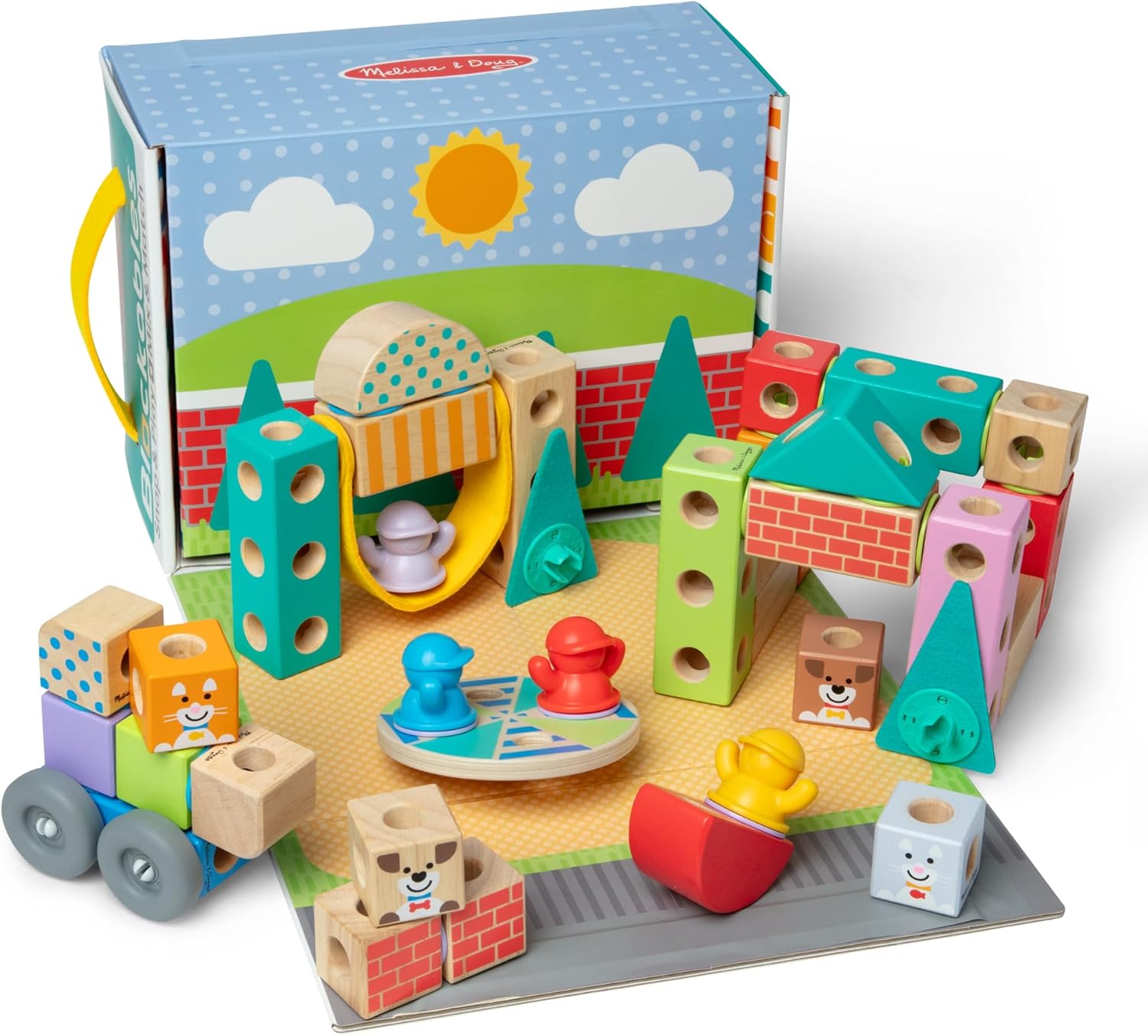 MELISSA DOUG Blockables town play set - 73st.