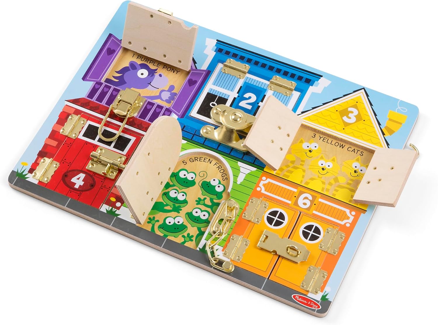 MELISSA DOUG Latches board