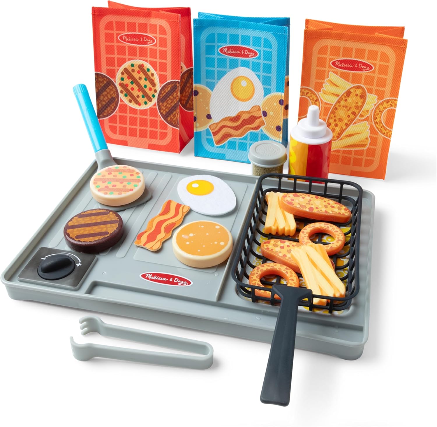 MELISSA DOUG Water Wow pretend play flip fry