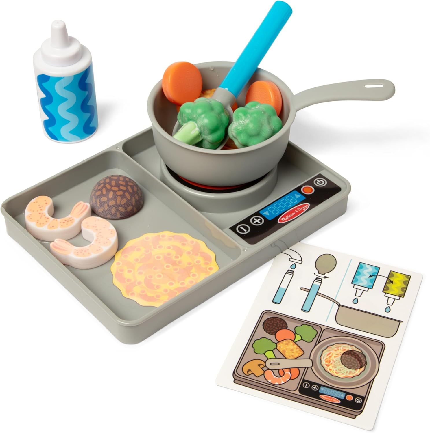 MELISSA DOUG Water Wow pretend play stir simmer