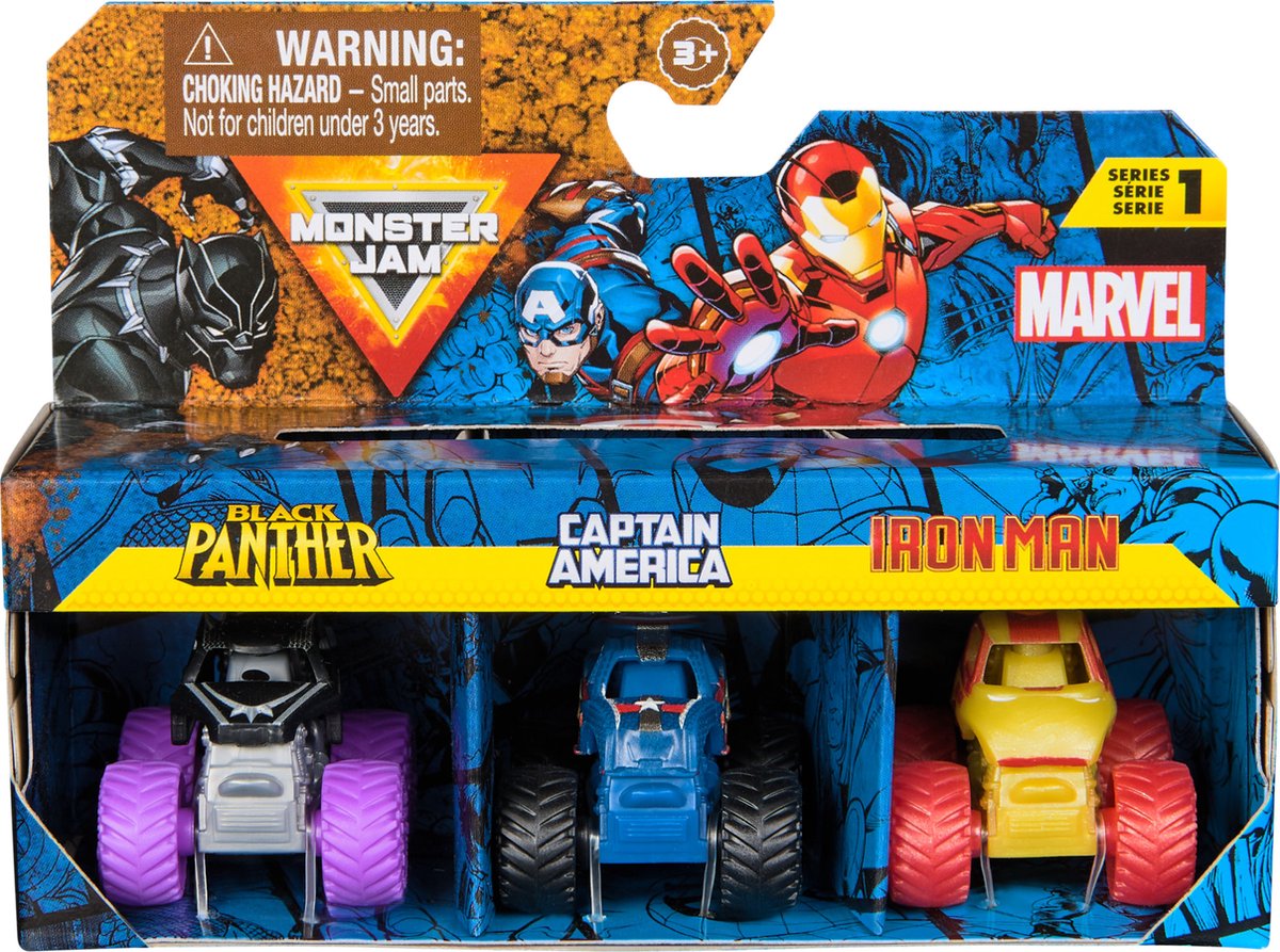 MONSTER JAM Mini Marvel bundle