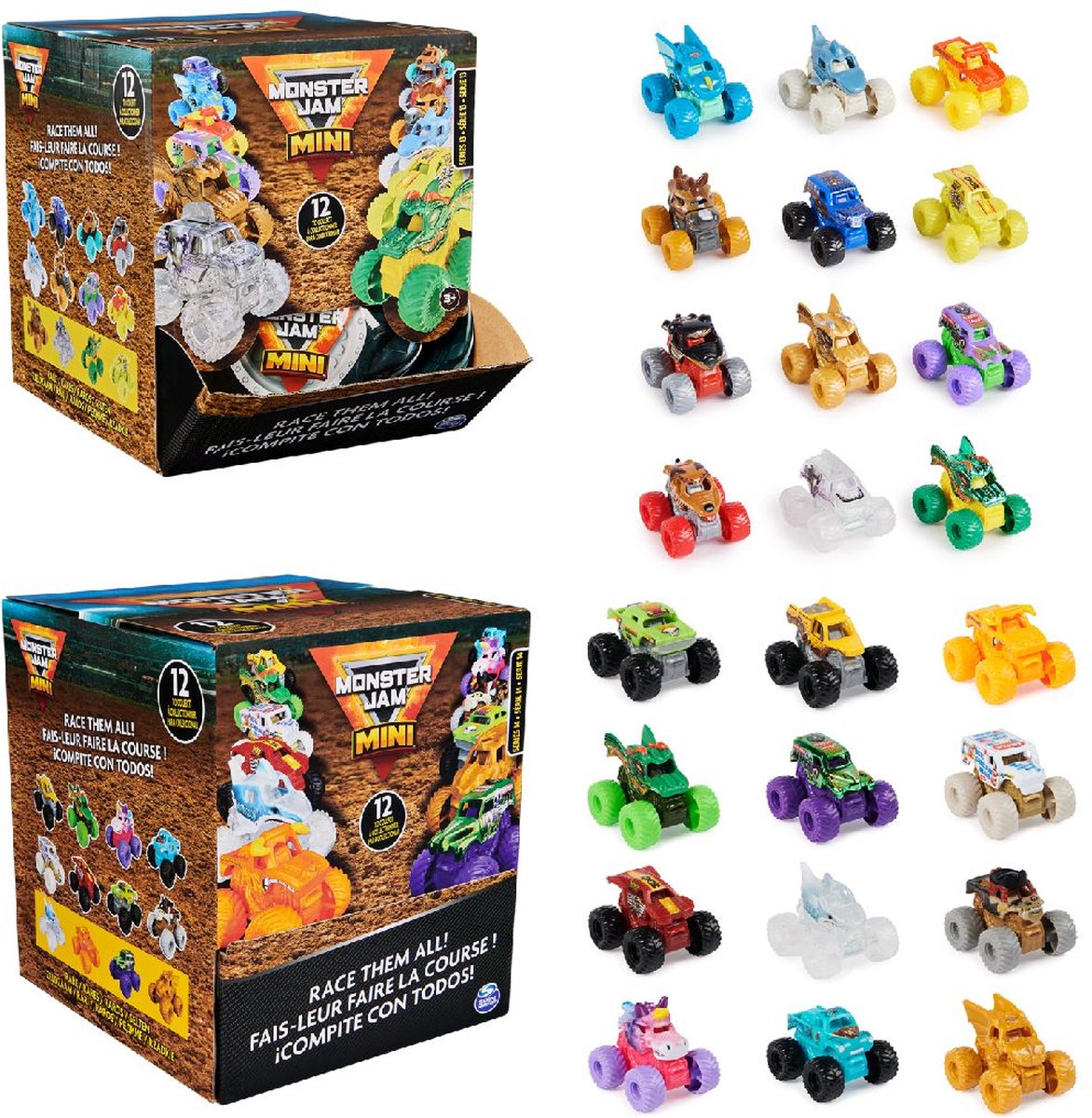MONSTER JAM Mini vehicles (prijs per stuk)