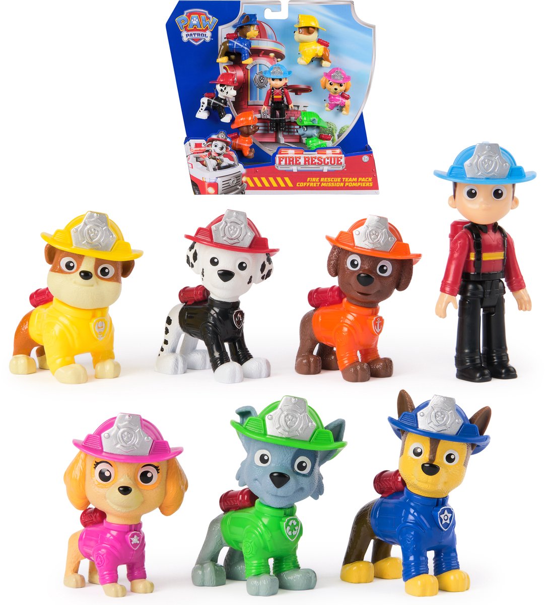 PAW PATROL Fire rescue  - 7 figures gift pack