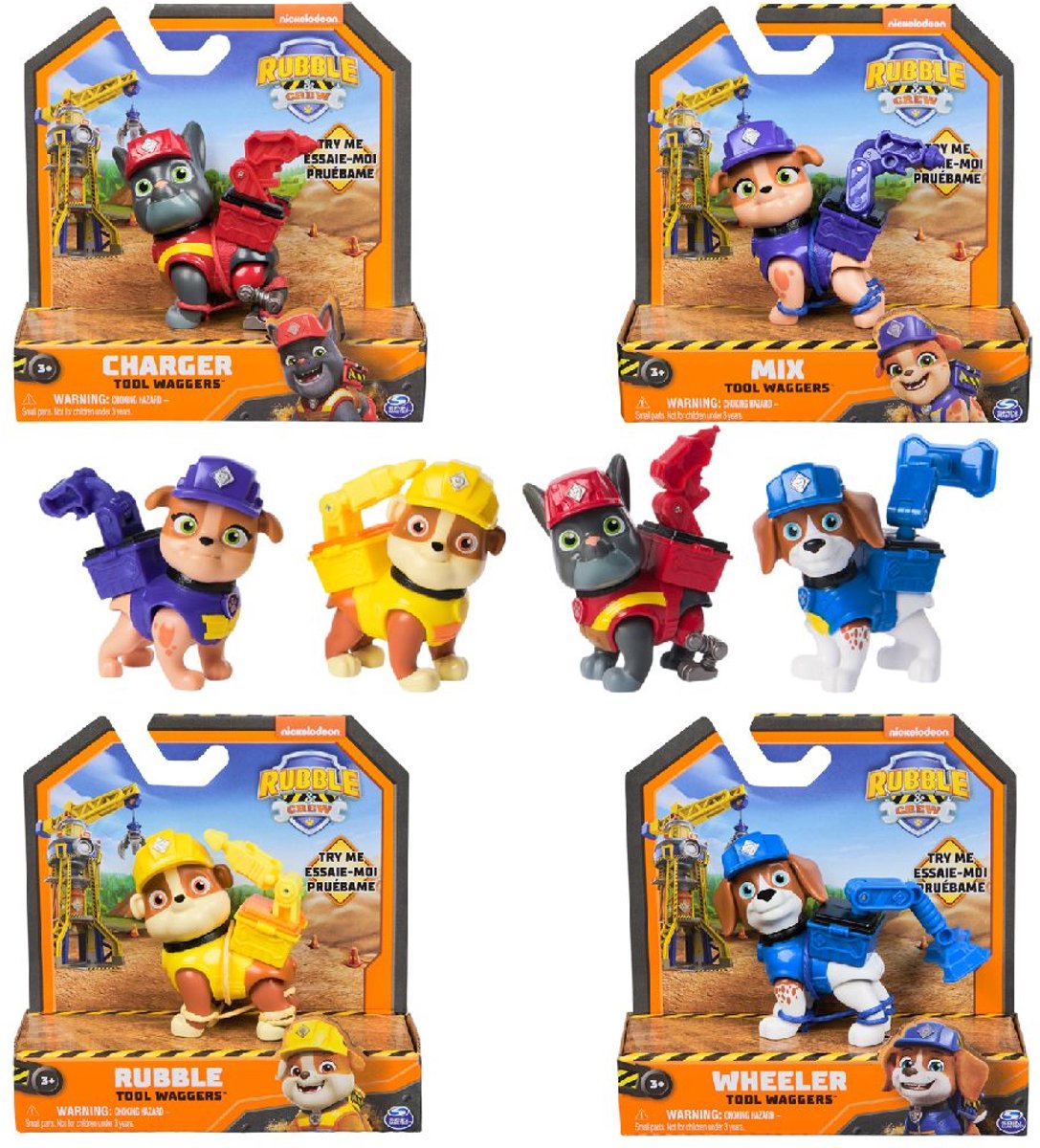 PAW PATROL Rubble and crew action pup ass.