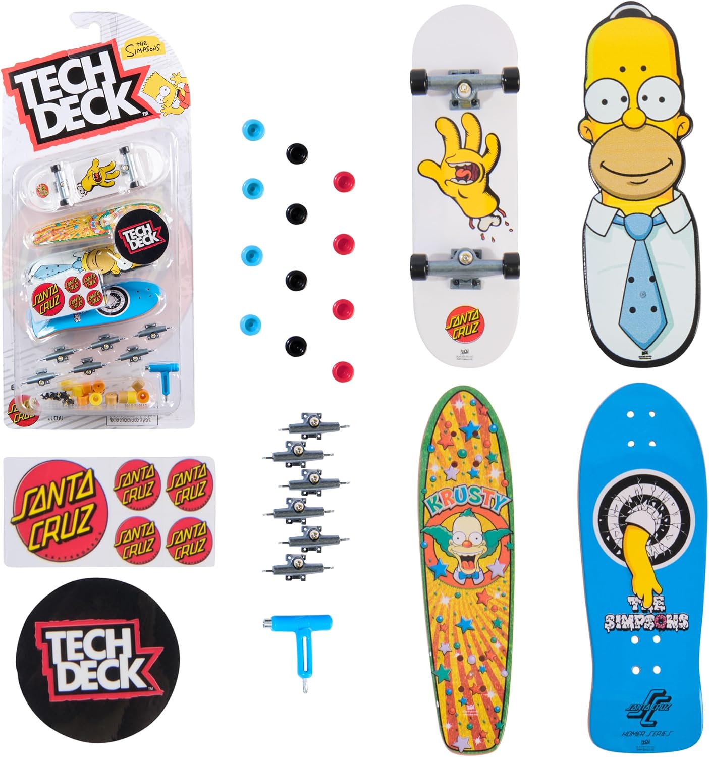 TECH DECK Ultra DLX Simpsons 4pack