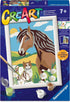 CREART Schilderen - Paard en poesje
