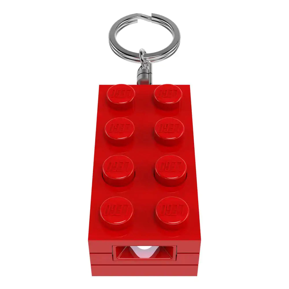 LEGO Sleutelhanger key light - red brick