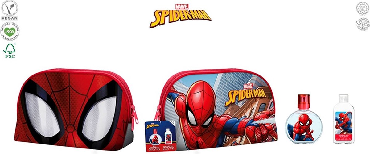 SPIDERMAN - Toilettas eau de toilette 50ml + douchegel 60ml