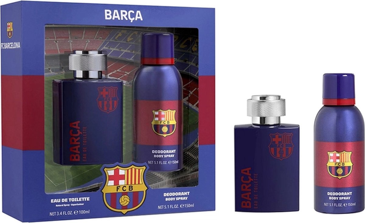 FC BARCELONA - Gift set eau de toilette 100ml + deo body spray 150ml