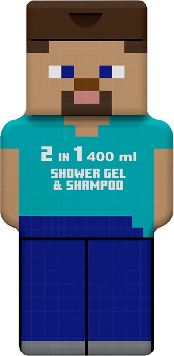 MINECRAFT - Steve 2D douchegel + shampoo 2in1 400ml