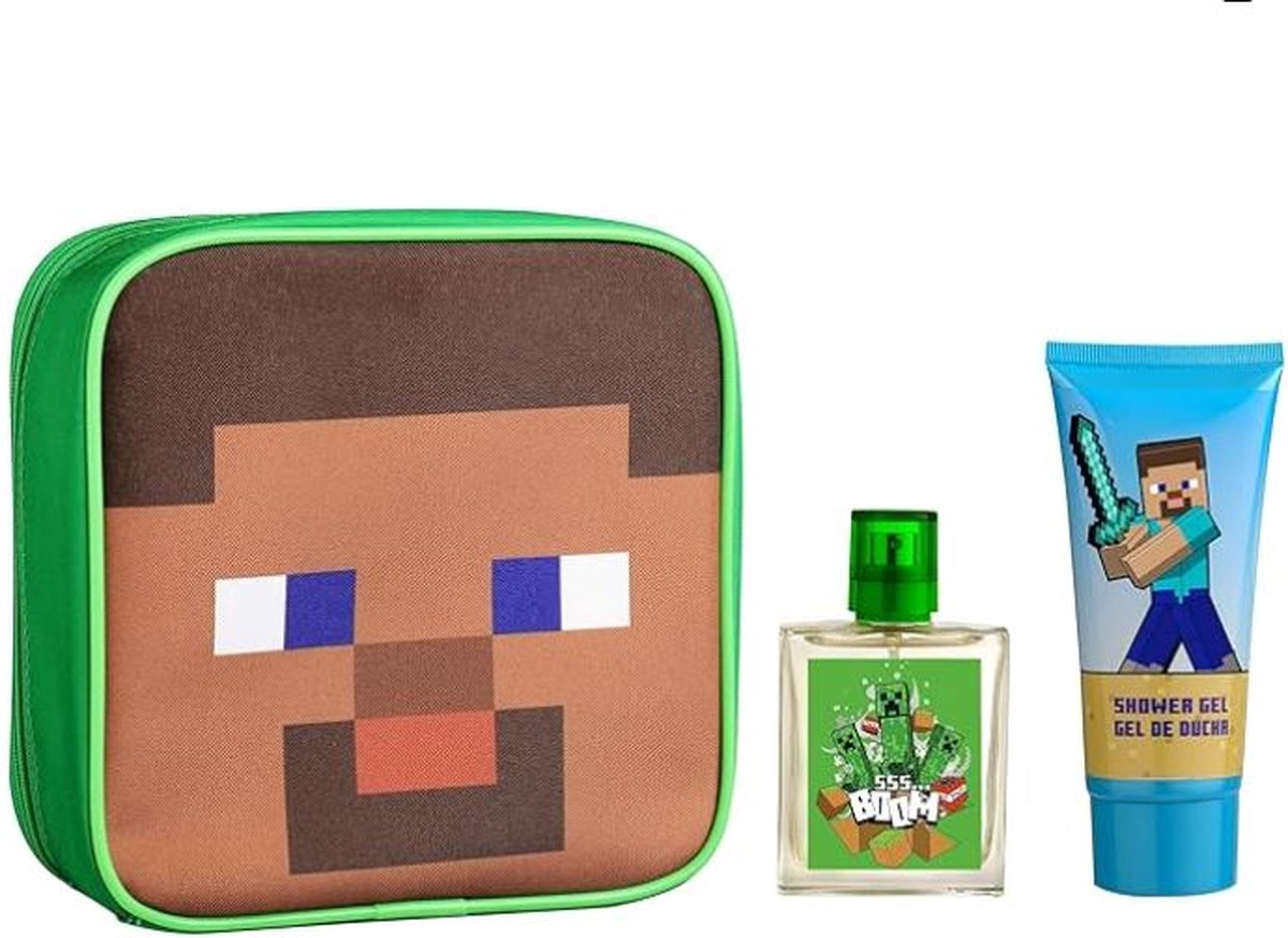 MINECRAFT - Toilettas eau de toilette 50ml + douchegel 100ml