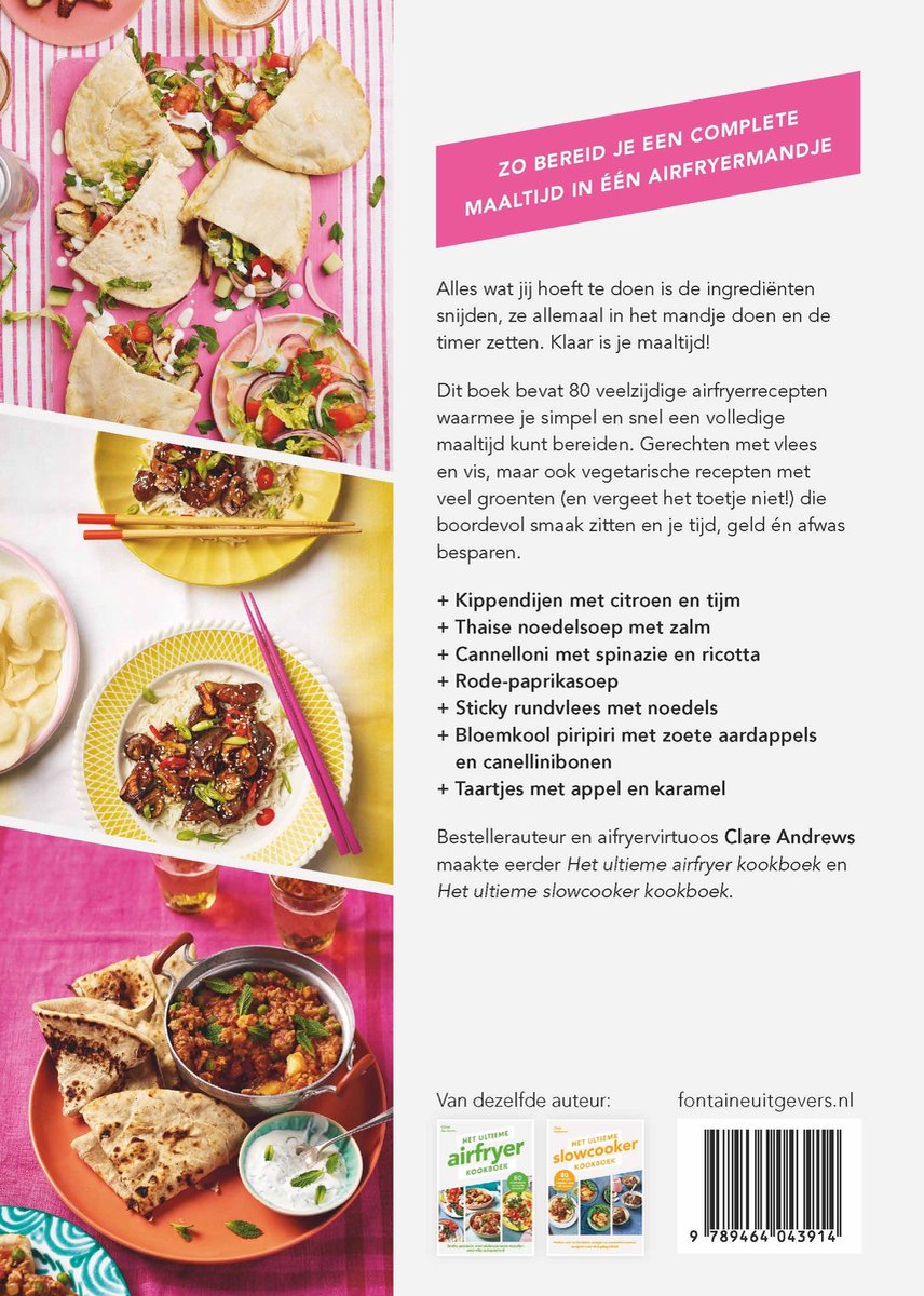 Het ultieme airfryer boek - makkelijk maaltijden - Clare Andrews