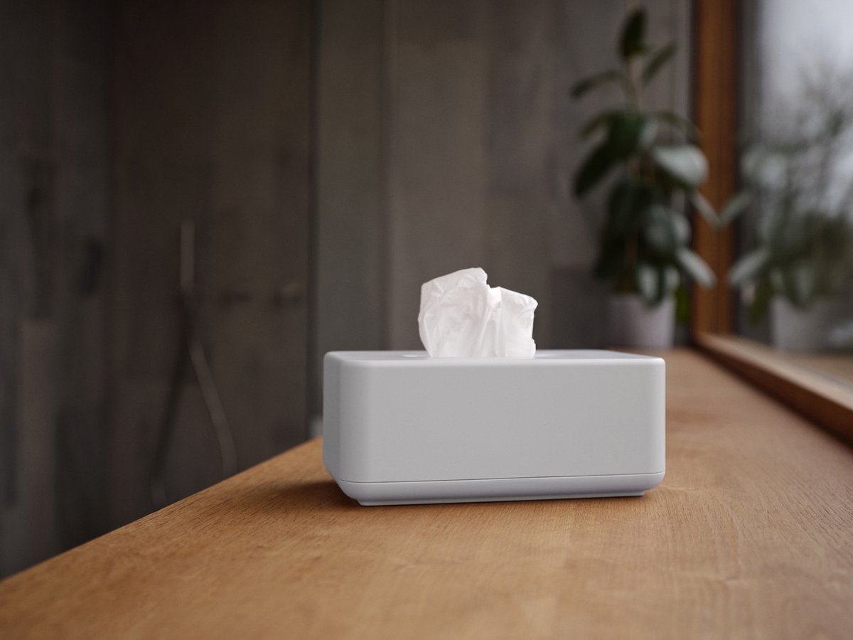 ZONE Ume tissuebox - 25,6x14x10,7cm - soft grey