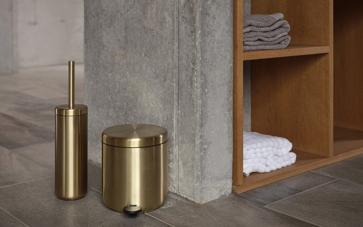 ZONE Ume toiletborstel - brass finish
