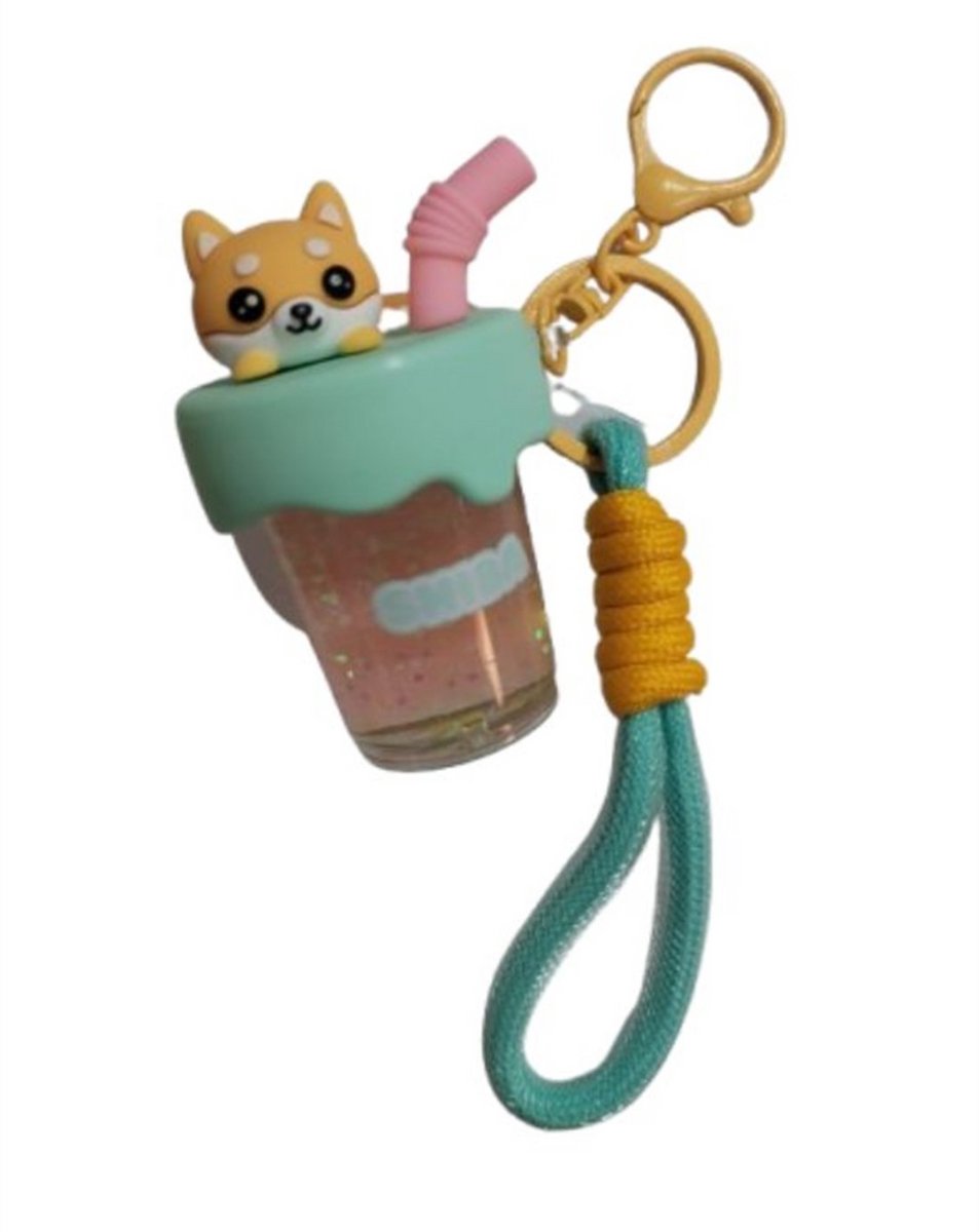 I-TOTAL Bubble Tea keychain - shiba