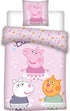 PEPPA PIG Dekbedovertrek 140x200cm - 100% katoen