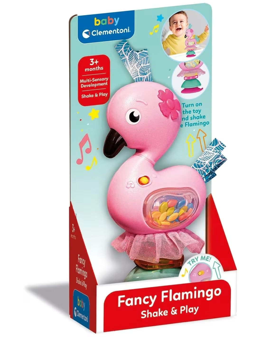 CLEMENTONI Fancy flamingo - shake & play