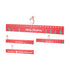 Adventkalender 40cm - rood - ass. (prijs per stuk)
