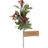 Kerst bessentak 38cm - rood