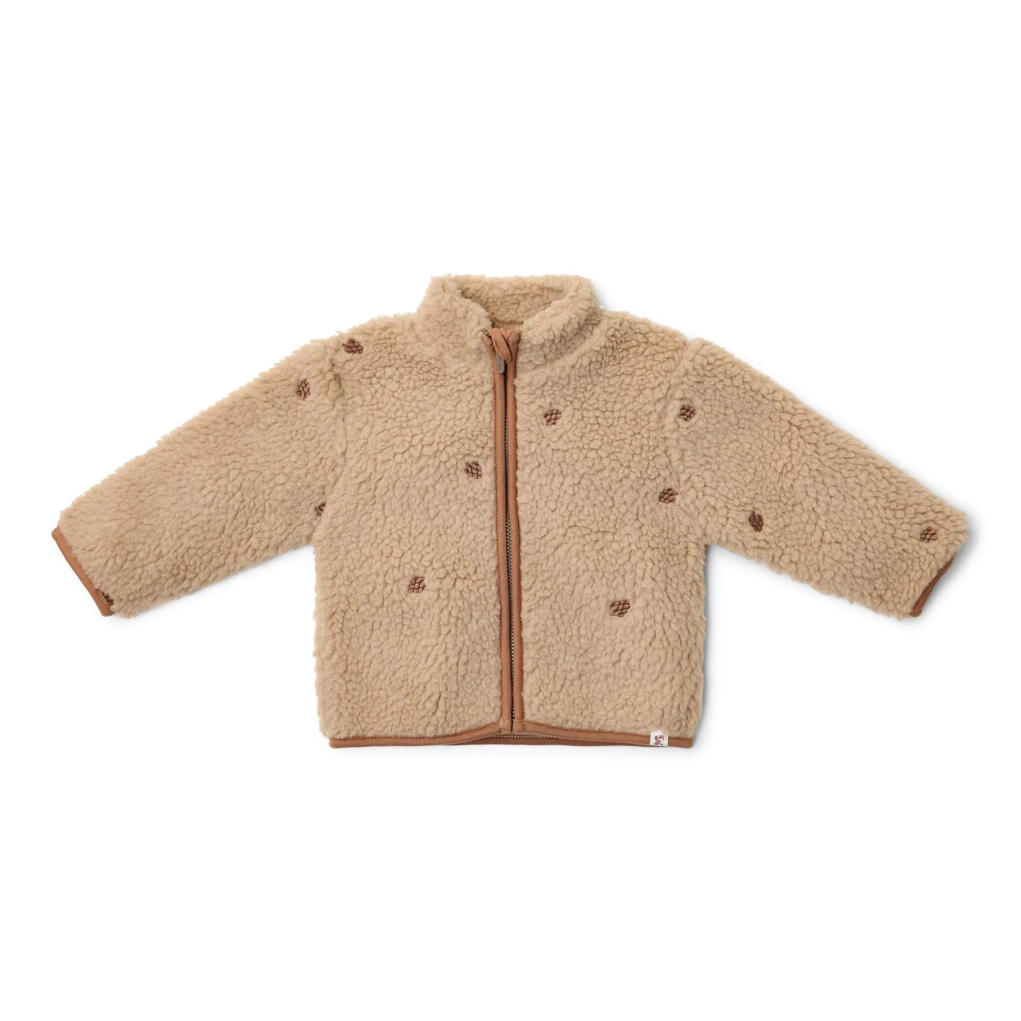 LITTLE DUTCH Teddy vest - taupe - 80