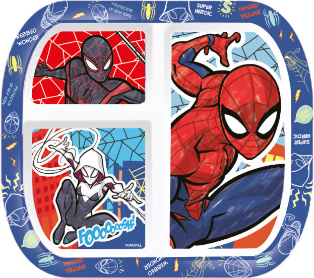 SPIDERMAN Bord met verdeelvakken - micro safe