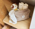 JOLLEIN Etui cloudy rib milky coffee