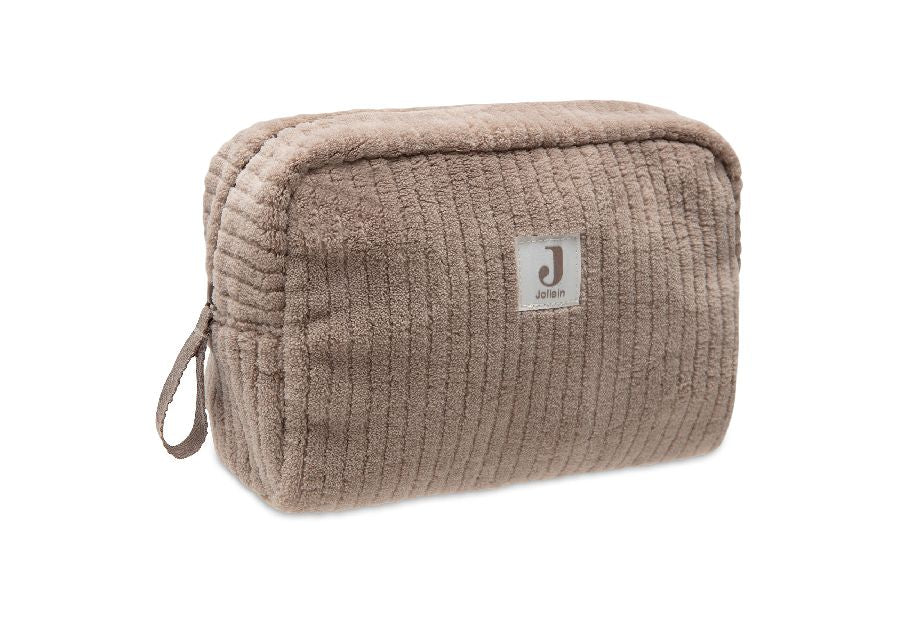 JOLLEIN Etui cloudy rib milky coffee