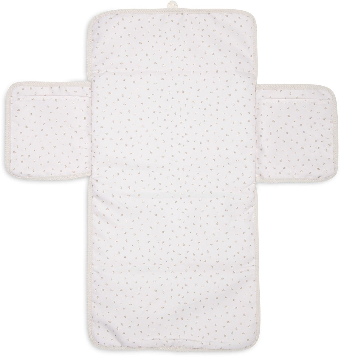 JOLLEIN Verschoningsmat m/opbergvak - cloudy rib oatmeal