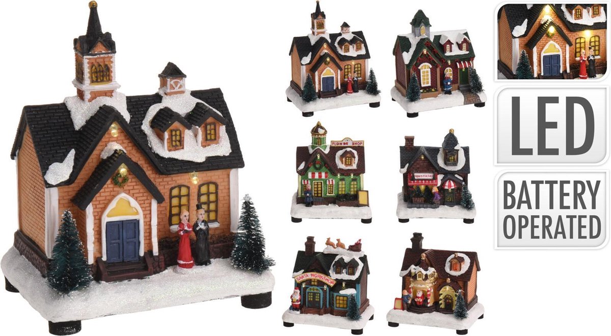 Kersttafereel - ass. (prijs per stuk)