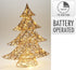 Kerstverlichting kerstboom LED 60cm - champagne