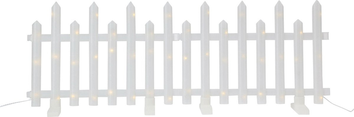 Kerstverlichting hekje set/8 192LED WW