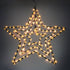 Kerstverlichting sterren 126LED - warm wit