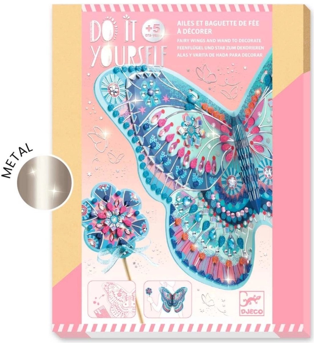 DJECO DIY Toverstof & elfenvleugels - als een fee
