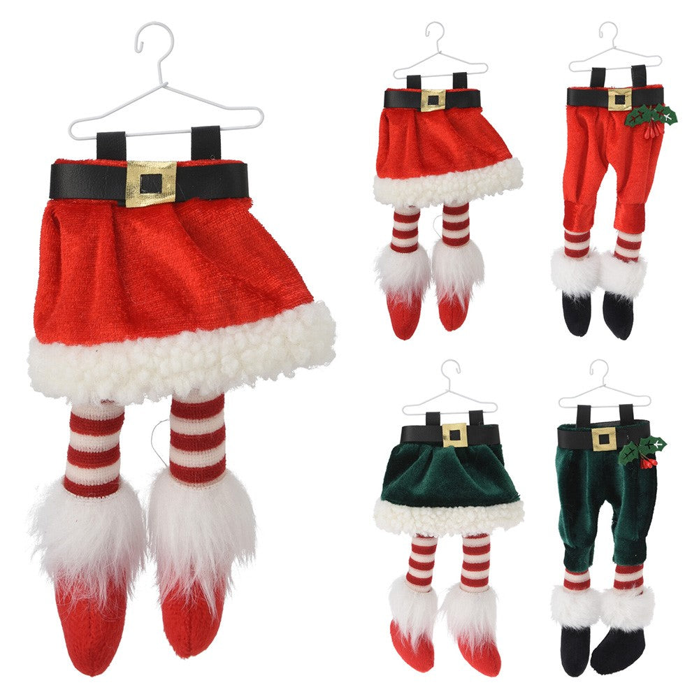 Kerstkleding 18cm - ass. (prijs per stuk)