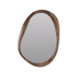 Spiegel organisch 38x55cm - bruin