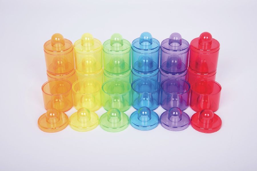 TICKIT  Doorschijnende kleurenpotten