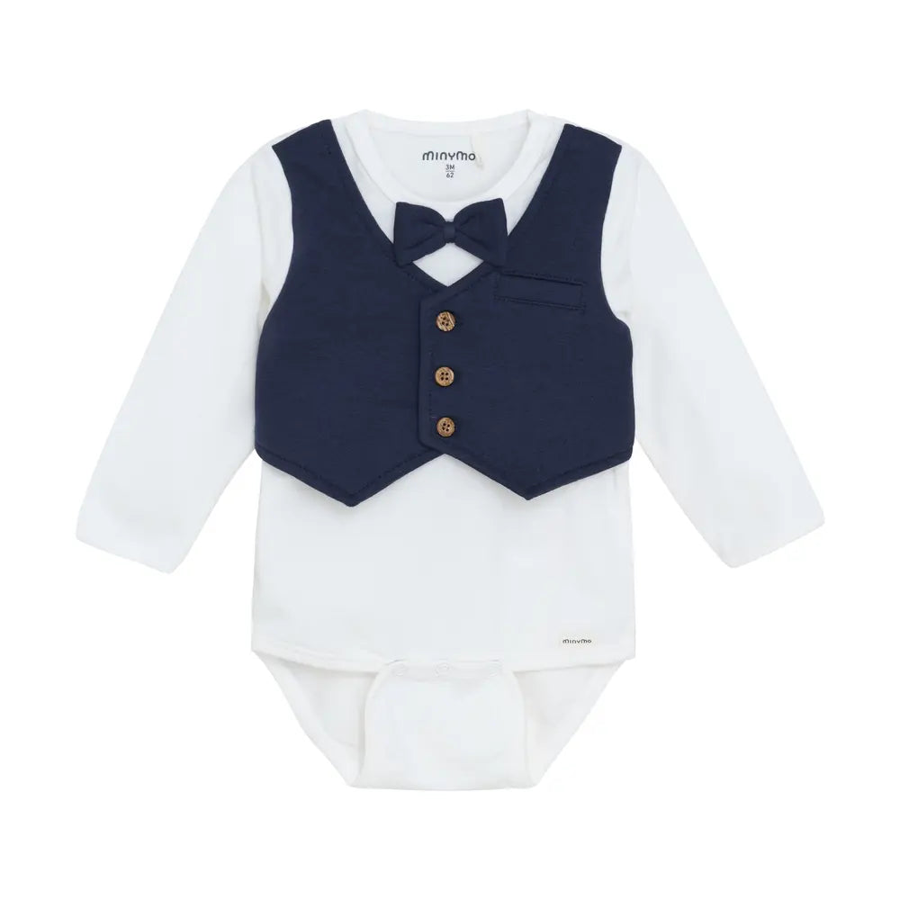 MINYMO B Body LS - snow white - 86