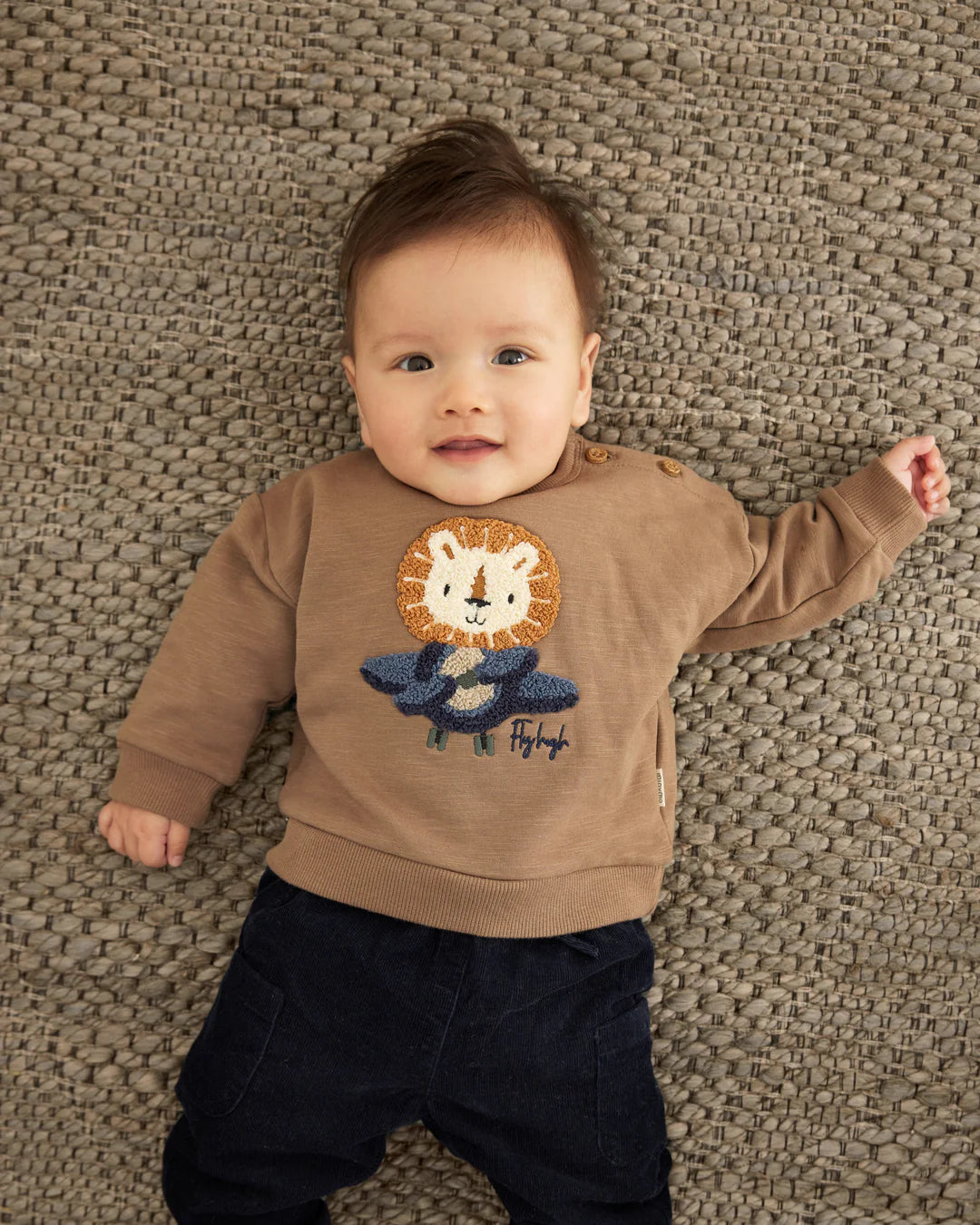 MINYMO Sweatshirt LS - caribou - 86