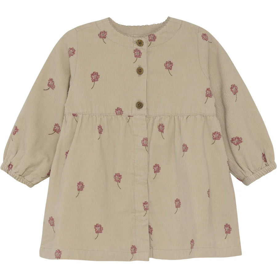 MINYMO G Dress corduroy w. lining - oxford tan - 68