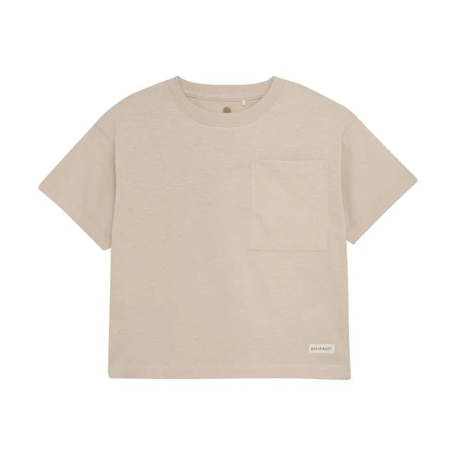 EN FANT B T-shirt SS oversize - french oak - 110