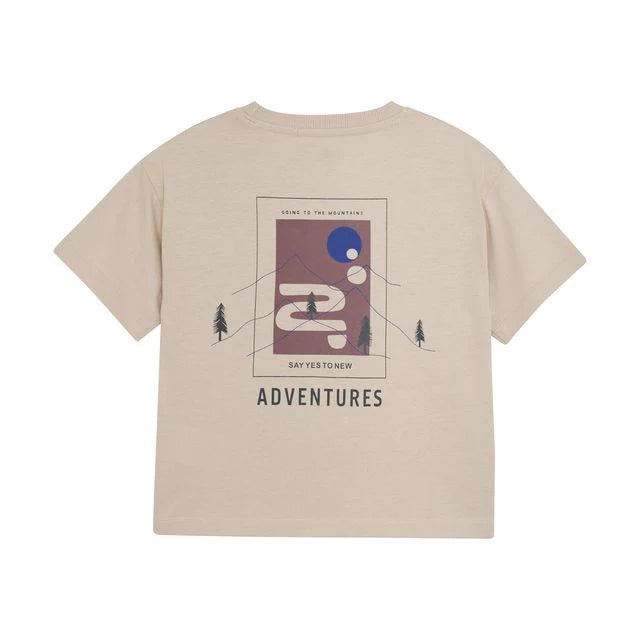 EN FANT B T-shirt SS oversize - french oak - 134