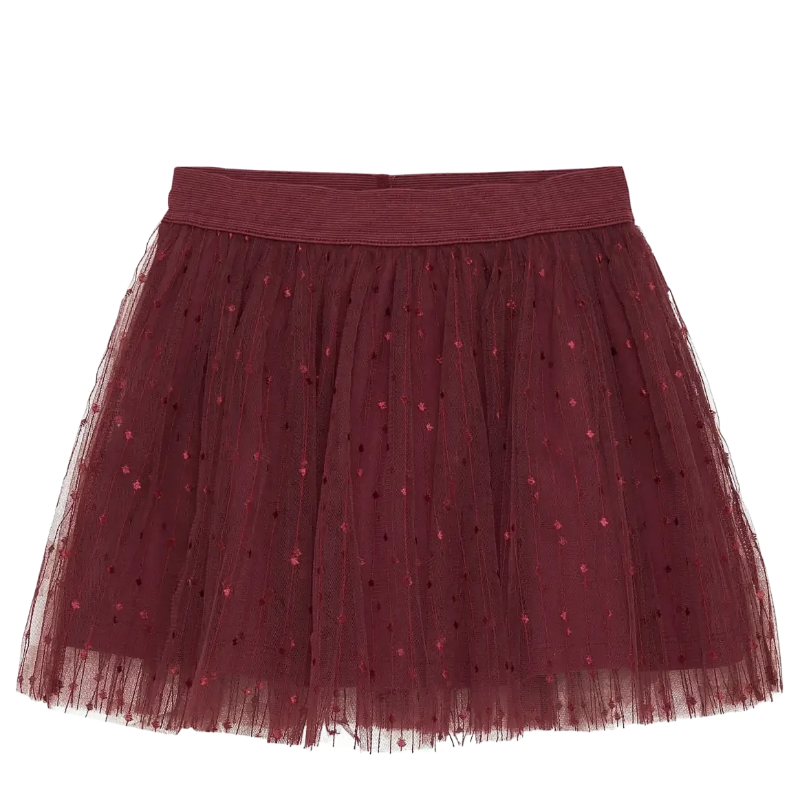 EN FANT G Skirt tulle - tawny port - 110