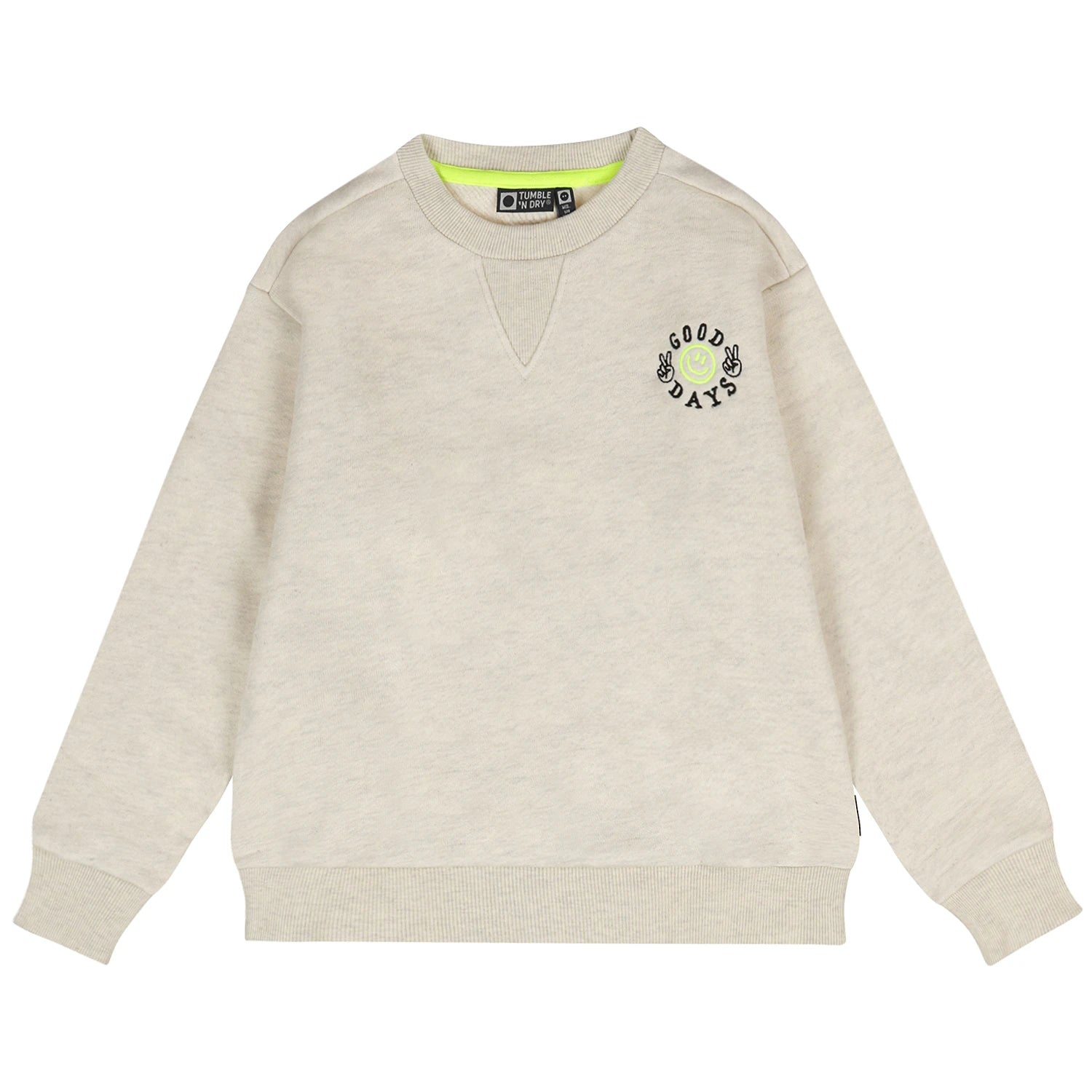 TND B Sweater DECK - gebroken wit mel.- 104