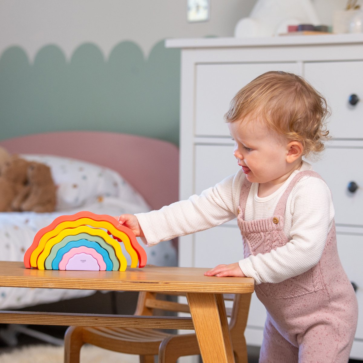 TICKIT Silisoft - wobbel regenboog