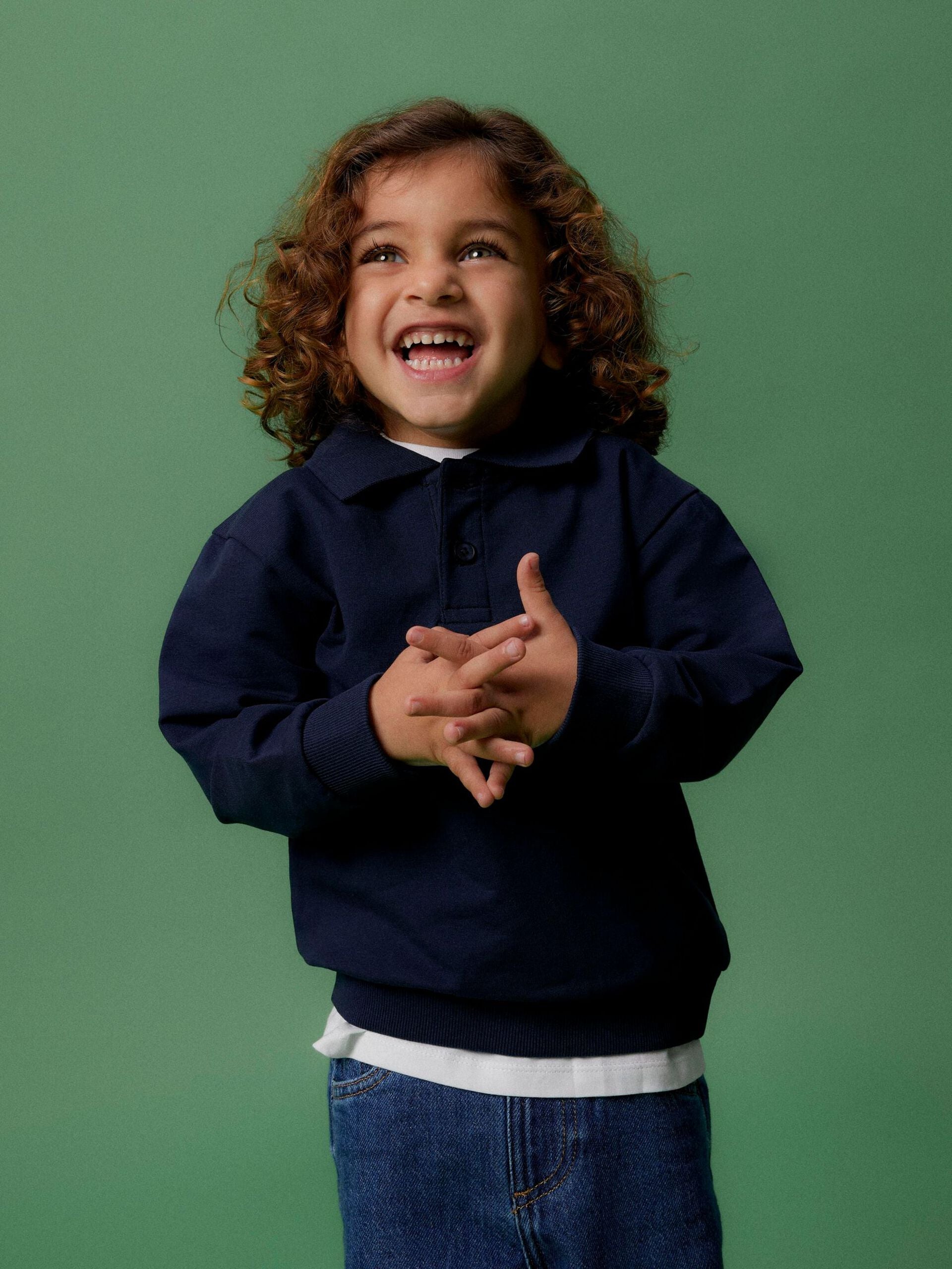 NAME IT B NMMLEOPOLD Sweater - navy blazer - 104